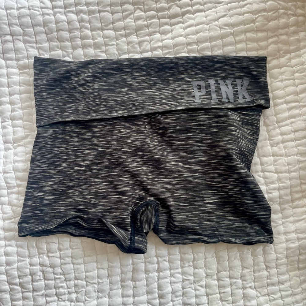 Grey athletic shorts
